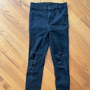 J Brand High Rise Alana Cropped Skinny Jeans